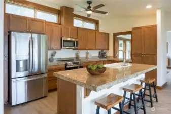 Kitchen virtually staged