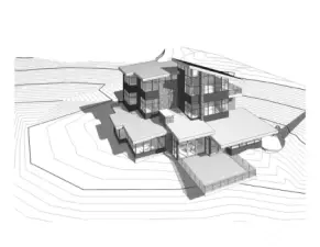 Disclaimer: Architectural Rendering. Buyer responsible to verify what can be built on property. Seller had these done at the early stage of planning.