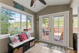 Mudroom entry