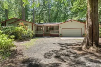 Driveway to house