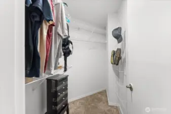 Primary walk-in closet