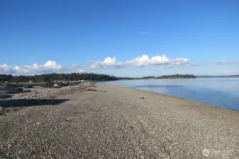 Miles of private saltwater beaches