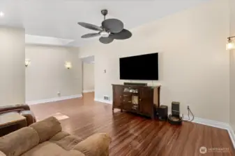 Living room to hall.