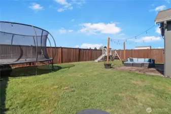 Fully Fenced Backyard