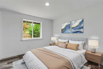 Bedroom #1 virtually staged