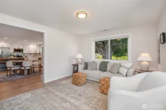Flexible Living and Entertaining Space