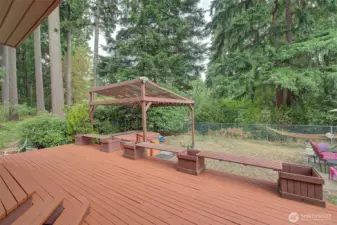 Look at this beautiful front yard, it's a relaxing oasis!