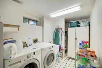 Utility room downstairs.