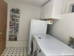 Upright freezer to go with seller.