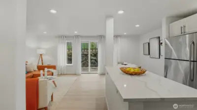 Stunningly updated!  Open, Fresh, Light and Bright!