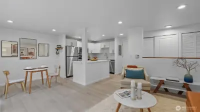 Airy and Cozy.