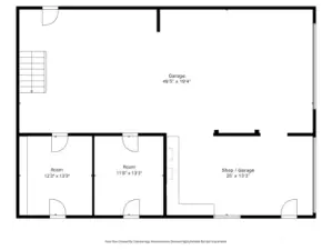 Lower level floorplan