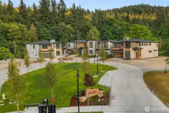 Each home backs to protected greenbelt on this expansive and thoughtfully designed community featuring 20 houses on over 21 acres of privately owned land. Truly serene while minutes to everything