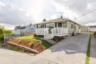 Off-street parking for several cars!