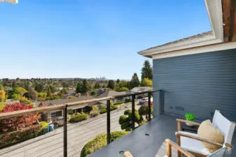 Such a wonderful place to look at the City and Cascade Mountains.  Just imagine how the City lights up at night.