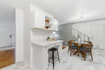 Stairs to great room