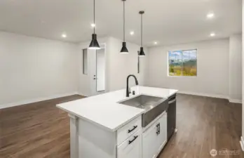 Kitchen, cafe, and gathering room