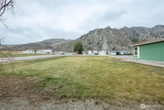 Looking to the west and the mountains.