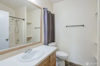 Private primary bathroom.