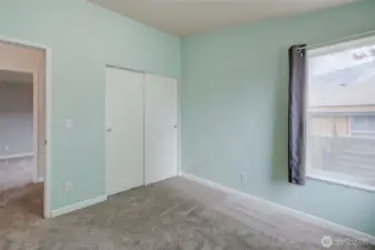 3rd bedroom with closet.