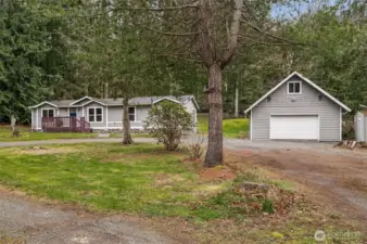 Set on over 1.22 mostly level acres, this Ravensdale home offers rare space and privacy. The expansive grounds create a peaceful retreat away from city congestion. No HOA restrictions!