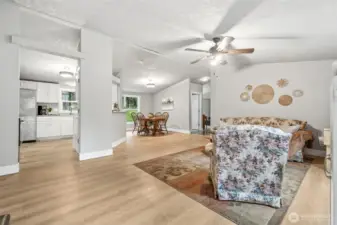 The open flow between living areas makes the home feel spacious and connected. Whether hosting guests or enjoying a quiet night in, the layout adapts effortlessly. It’s a floor plan that truly works.