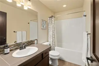 Full bathroom upstairs