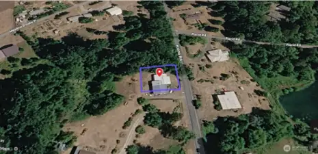 Ariel View of old structure now removed