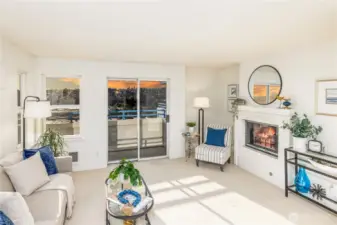 Westerly and southern exposures bring in consistent natural light, shaped by the home’s elevated position where natural light and the view shape the experience of the space