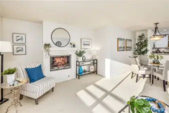 Gather and unwind with views extending toward Smith Cove and the working waterfront beyond