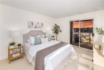 Set apart for rest and privacy, while still benefiting from natural light and a sense of openness