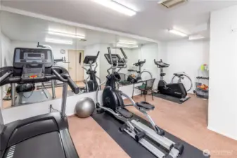 On-site fitness amenities make it easy to maintain your routine without leaving the building