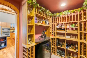 Wine Closet off kitchen