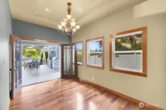 Entry to backyard eating area  1st floor