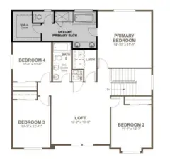 Floor plan - 2nd Floor - Measurements are approximate