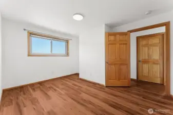 Bedroom 3 with walk in closet.