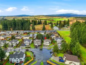 Snuggled at the end of a quiet neighborhood cul de sac