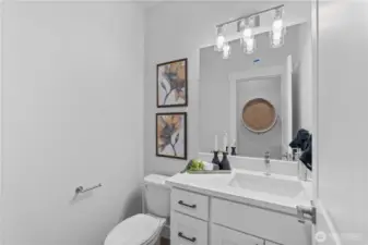 Powder bathroom