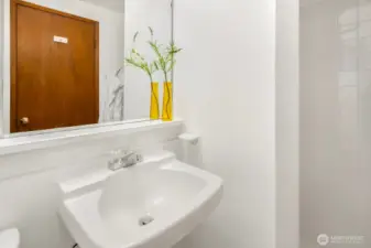 Lower level 3/4 bathroom.