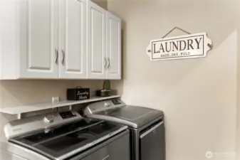 Laundry area