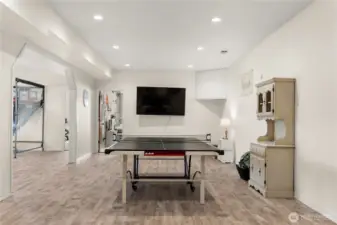 Downstairs living area