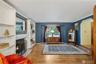 Lovely front window in formal living room.