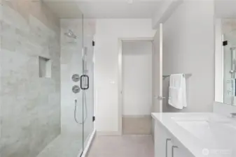 Photos are of a similar staged home.