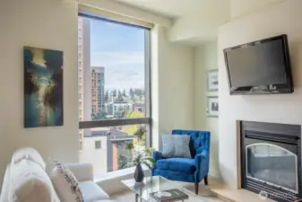 Your New Home includes a Toasty Gas Fireplace.