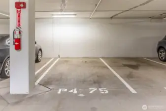 Your very own Reserved Parking Spot in the Garage.