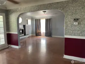 Dining to Living Room