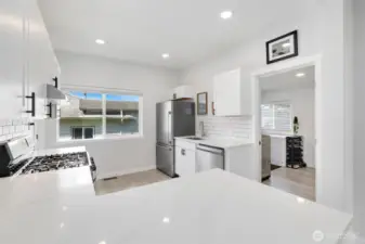 Another view of the updated kitchen.