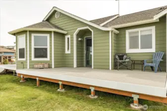 Brand new decks greet you as you arrive.