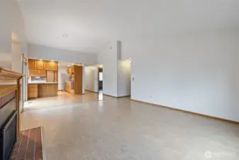 This is a photo when home was vacant
