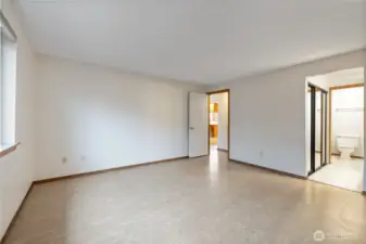This is a photo when home was vacant